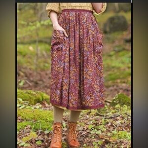 April Cornell Ditsytulip ladies half penny / one size